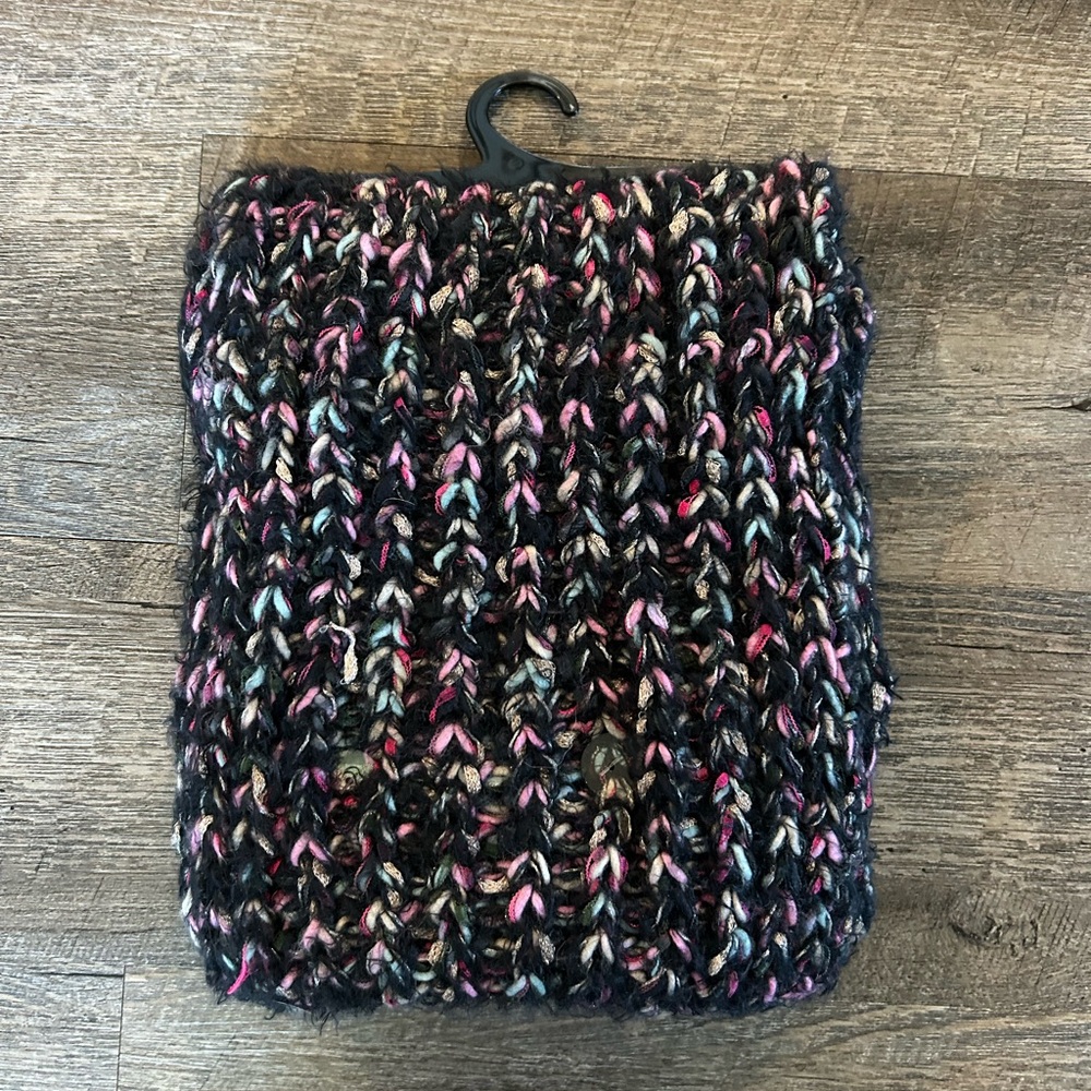 Betsey Johnson infinity scarf and headband - Picture 2 of 6